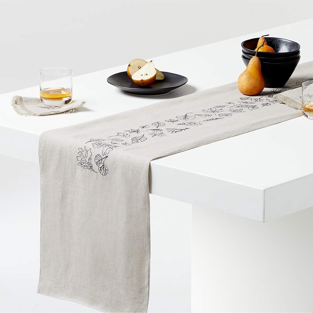 Crate&Barrel Linen Runner